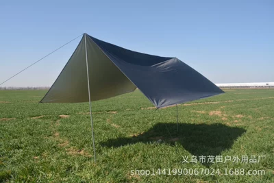 Avtomobil yan çətirləri — canopy awning tent - black-33-meters-8-wind-rope-8-ground-16-pole-set