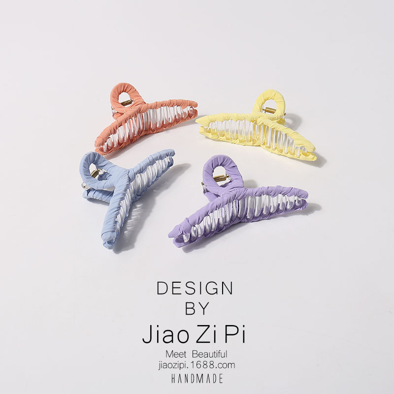 Simple Candy Color Hairpin Elegant Small Fresh Back of Head All-match Solid Color Shark Clip Grab Clip Headwear Simple Candy Color Hairpin Elegant Small Fresh Back of Head All-match Solid Color Shark Clip Grab Clip Headwear