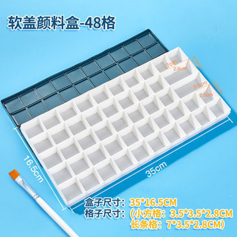 ソフトカバープロフェッショナルカラーボックス 12/24364858 グリッド単色顔料ボックスカバー付き保湿水彩|undefined