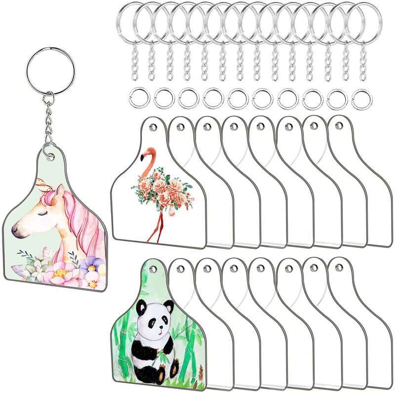 30 Piece Set Cow Bottle Clear Acrylic Blank Vinyl Label Shape Acrylic Blank Board Keychain 30 Piece Set Cow Bottle Clear Acrylic Blank Vinyl Label Shape Acrylic Blank Board Keychain