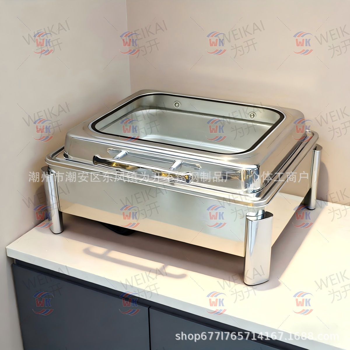 Horno buffet Amazon transfronterizo horno de calentamiento eléctrico de acero inoxidable horno Buffy comedor Hotel desayuno comercial horno térmico