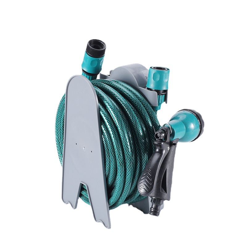 水管加荔枝纹八段高压水枪便携式套组汽车清洗便于收纳高压洒水抢