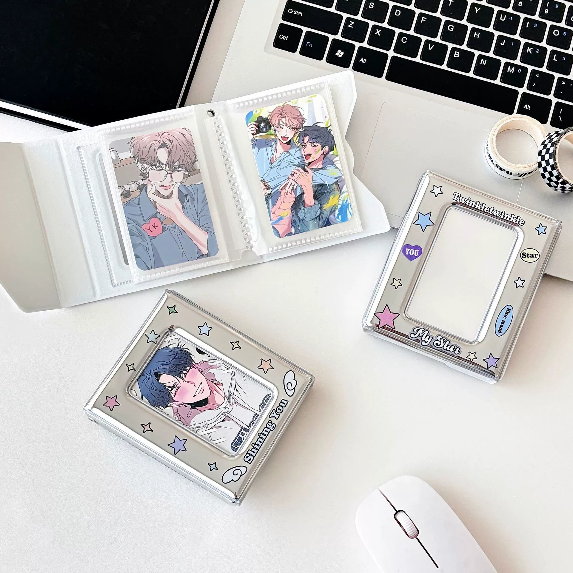 Polaroid, подлинный серебряный держатель карт, карточник, система хранения, фотоальбом
