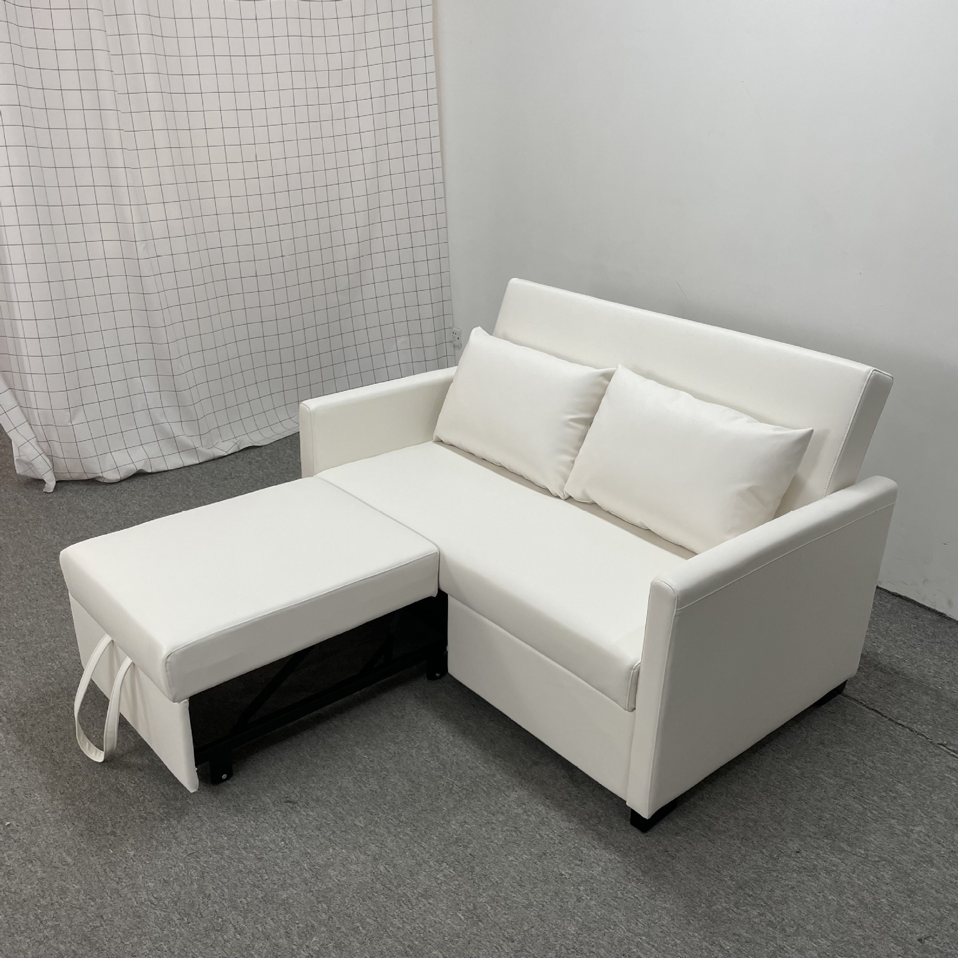 Sofá cama plegable doble doble multifuncional sala de estar pequeña casa de alquiler de tecnología económica tela sofá cama