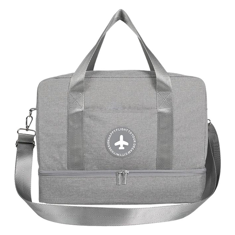 Gran capacidad de separación húmeda y seca multi-función bolsa de los hombres zapatos independientes bolsa de fitness portátil crossbody Bolsa De fábrica al por mayor