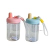 Children's handheld plastic cup for elementary school students with glass, flavored tea, glass