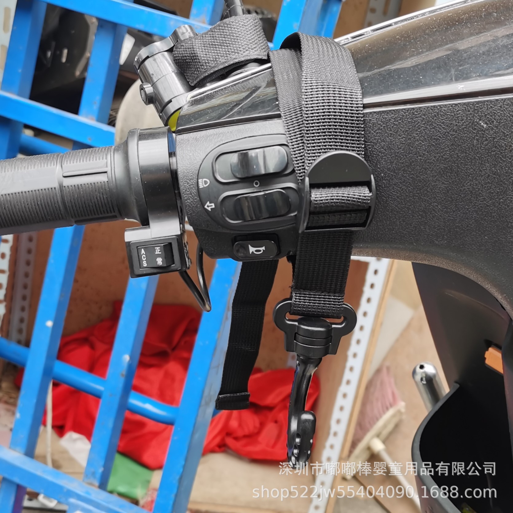 Electric car hook large size special size adjustable strap hook lady scooter motorcycle hook