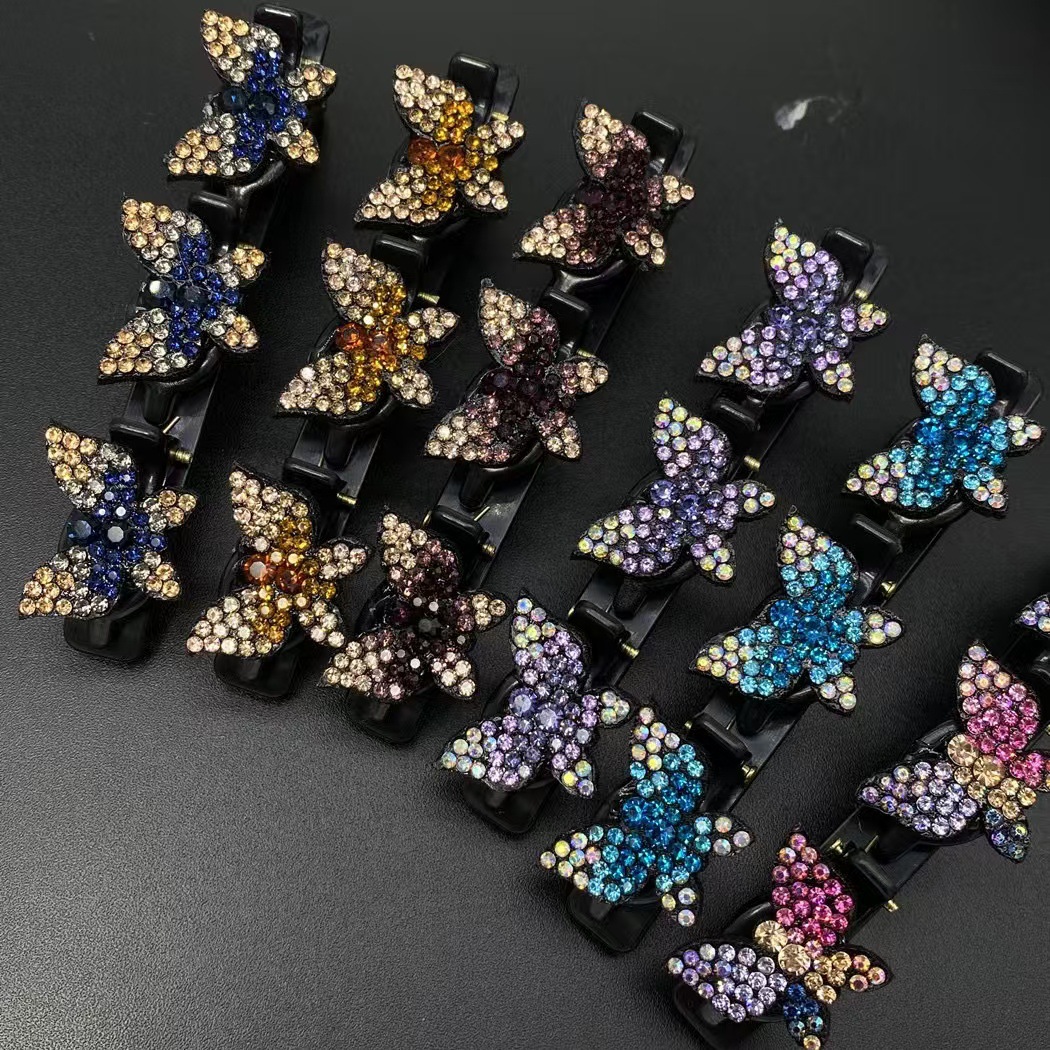 Hot Sale Amazon Word Clip New Butterfly Bangs Women's Top Good-looking Hairpin Headwear Clip Side Clip