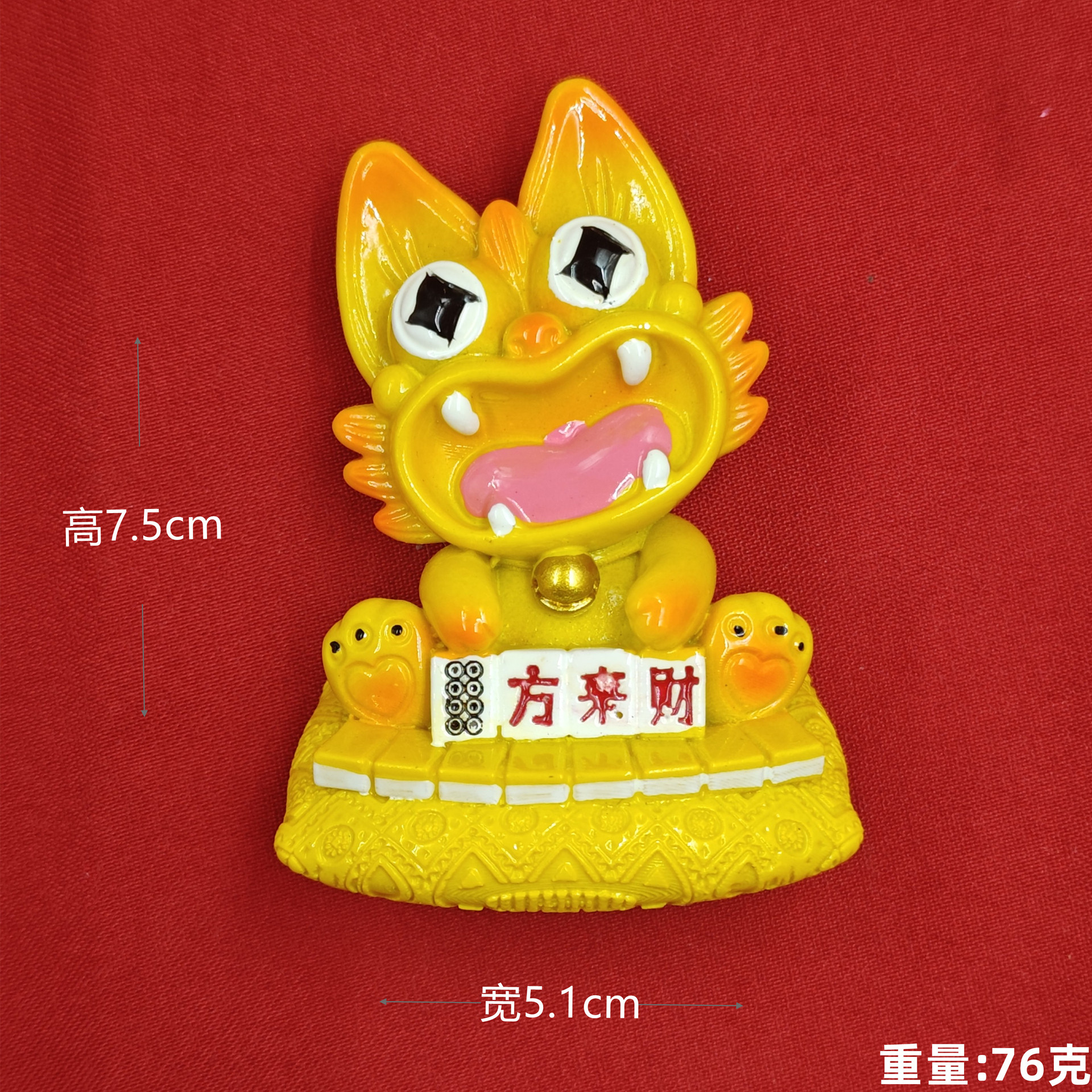 Colorido Yunnan auspicioso gato de azulejos refrigerador pegatinas de turismo conmemorativo PR regalo creativo fábrica de decoración directa image 19