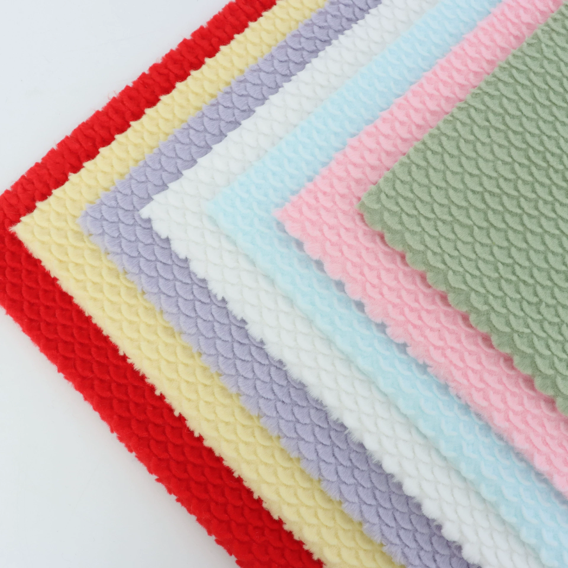 Волосы кролика спрей цветов русалка простой веерообразный рисунок рыбьей чешуи маленький кролик игрушка подушка надувная плюшевая ткань