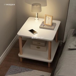 Bedside Table Bedside Modern Simple Table Rental House Sofa Coffee Table Bedroom Simple Small Storage Rack