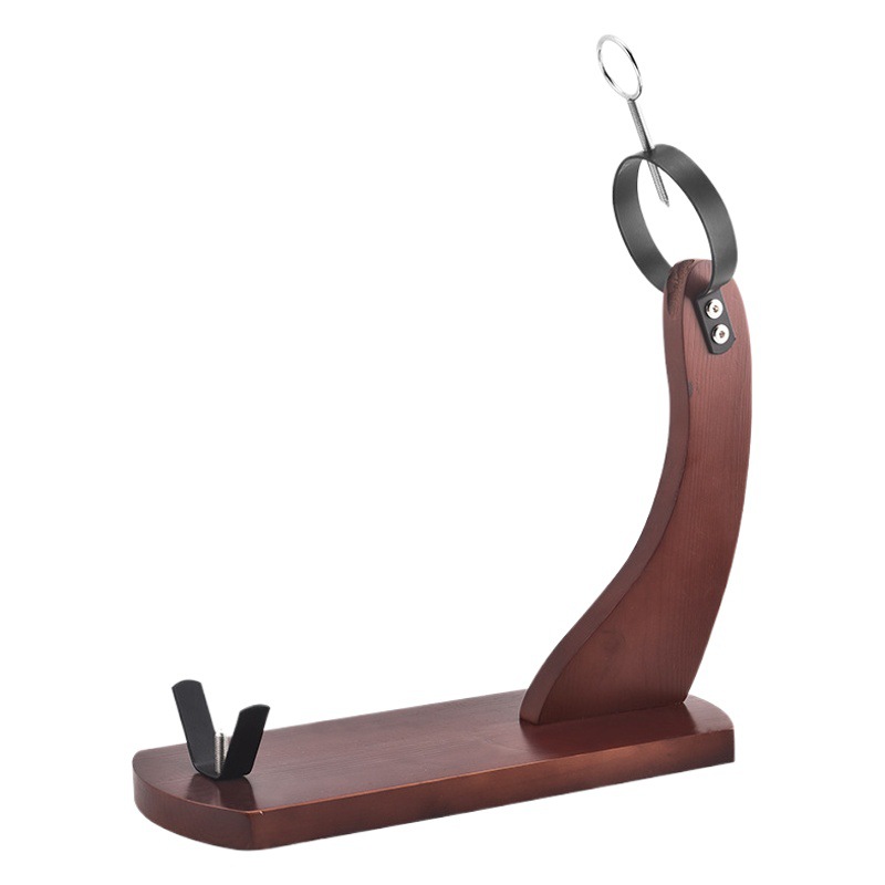 El fabricante produce madera española estante de jamón estante especial rectángulo de cocina conjunto creativo y práctico soporte