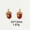 [Thanksgiving accessories] Turkey pumpkin cake mushroom alloy accessories pendant key buckle necklace