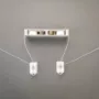 机构弹簧无拉绳蜂巢帘