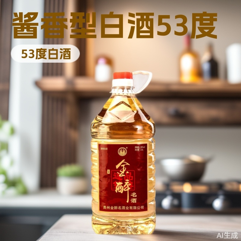 金醉名名酒壹号贵州茅台镇酱香型红酒白酒53度纯粮品牌