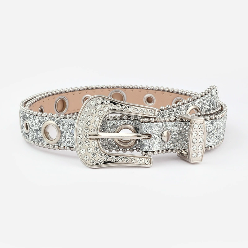 (Торговля через границу), модный ремень, джинсы, wish, инкрустированная diamond