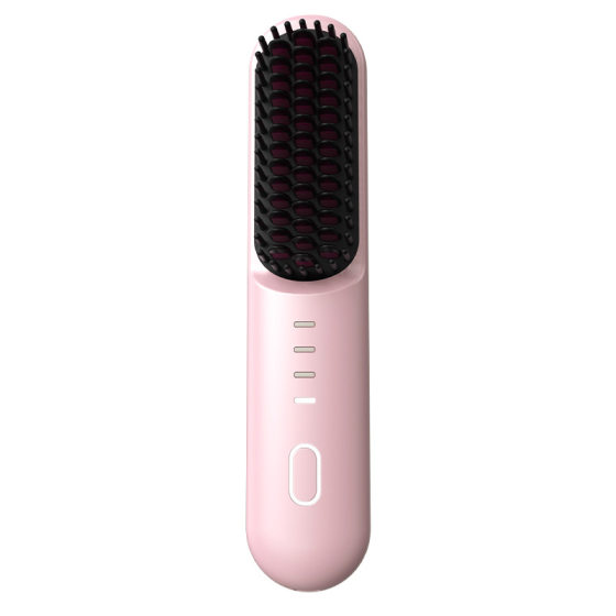 Wireless negative ion lazy portable straight hair comb does not hurt the hair straight clip straight roll dual-purpose curling iron comb anti-hot