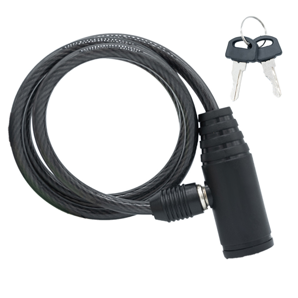 Candado de Cable para Bicicleta Antirrobo Portátil para Bicicleta y Casco