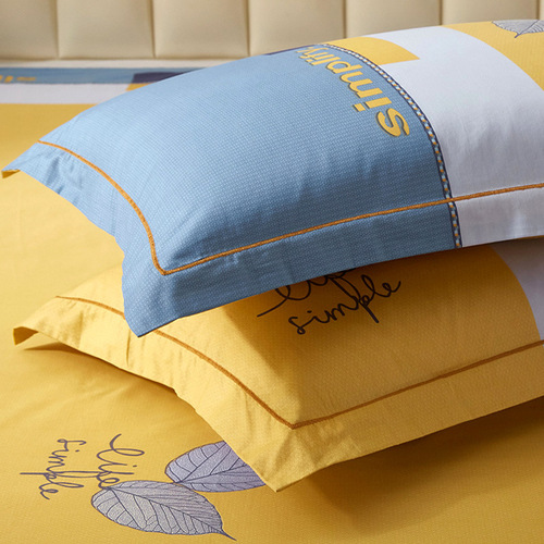 Pure cotton large print four-piece set pure cotton 60 cartoon count set bed sheet horse long-staple cotton bedding set 4-piece set