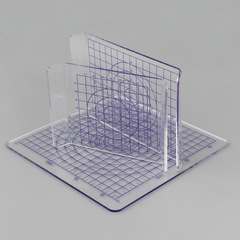 U-shaped press plate upgraded thickened model, small-sized clay roller, soft clay pressing tool, laser-etched clay board