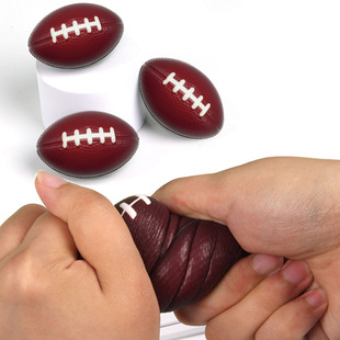 Sponge 9Cmpu Foam Ball Elastic Decompression Grip Ball British and American Coffee Rugby Vent Squeeze Ball Toy