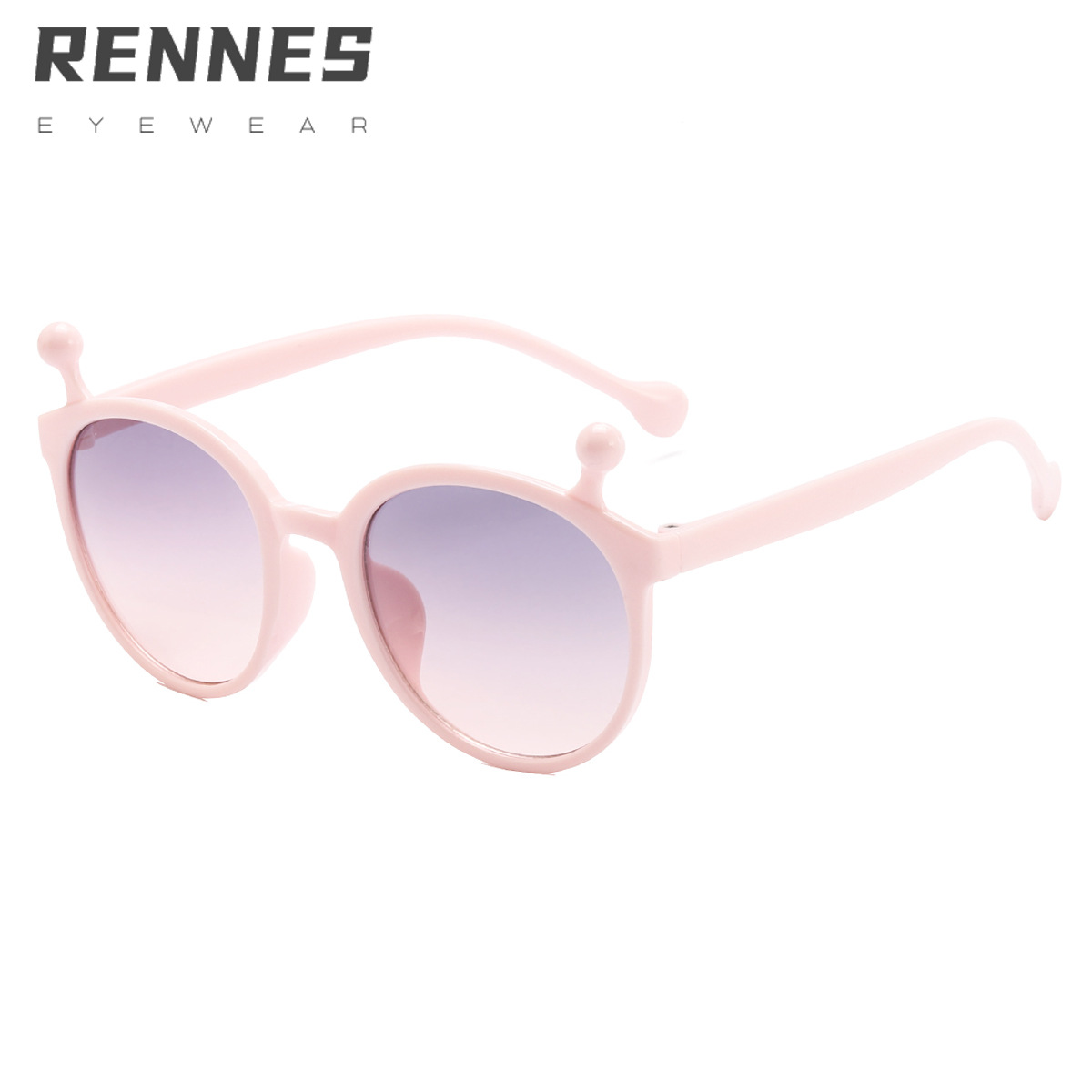 2022 nuevo marco redondo gafas de sol retro moda Caracol gafas de sol de los niños moda personalizada gafas de sol 61044