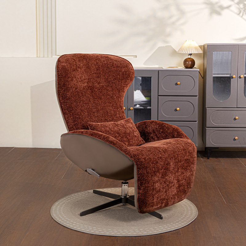 Italian Minimalist Gravity Leisure Chair 360-degree Rotating Multifunctional Designer Lunch Recliner Lazy Sofa Chair