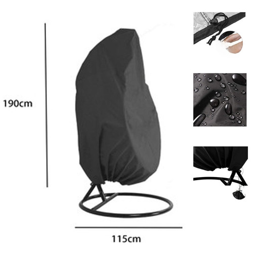 Outdoor Woven Canvas Rainproof Sunproof Dustproof Cover for Courtyard Furniture, Amazon Swing Eggshell Cover Wholesale