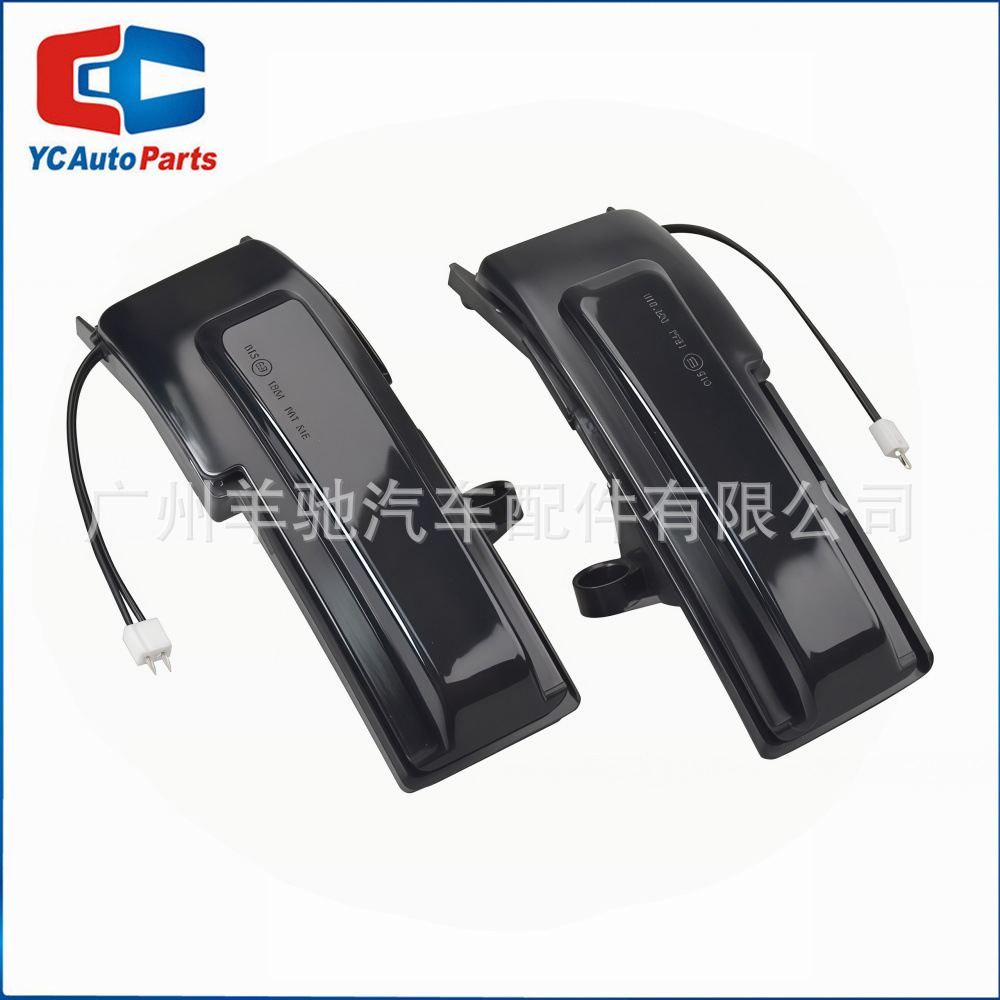 Para Ford Raptor F150 2015-2020 espejo retrovisor LED reloj de flujo dinámico par de luces de giro