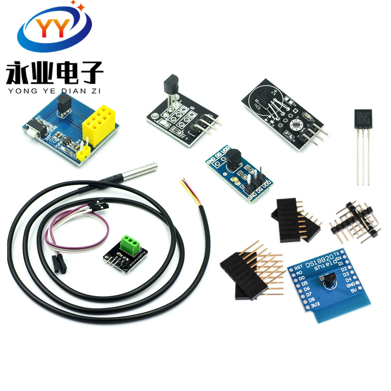 DS18B20 полностью водонепроницаемый датчик температуры воды датчик температуры DS18B20 серии