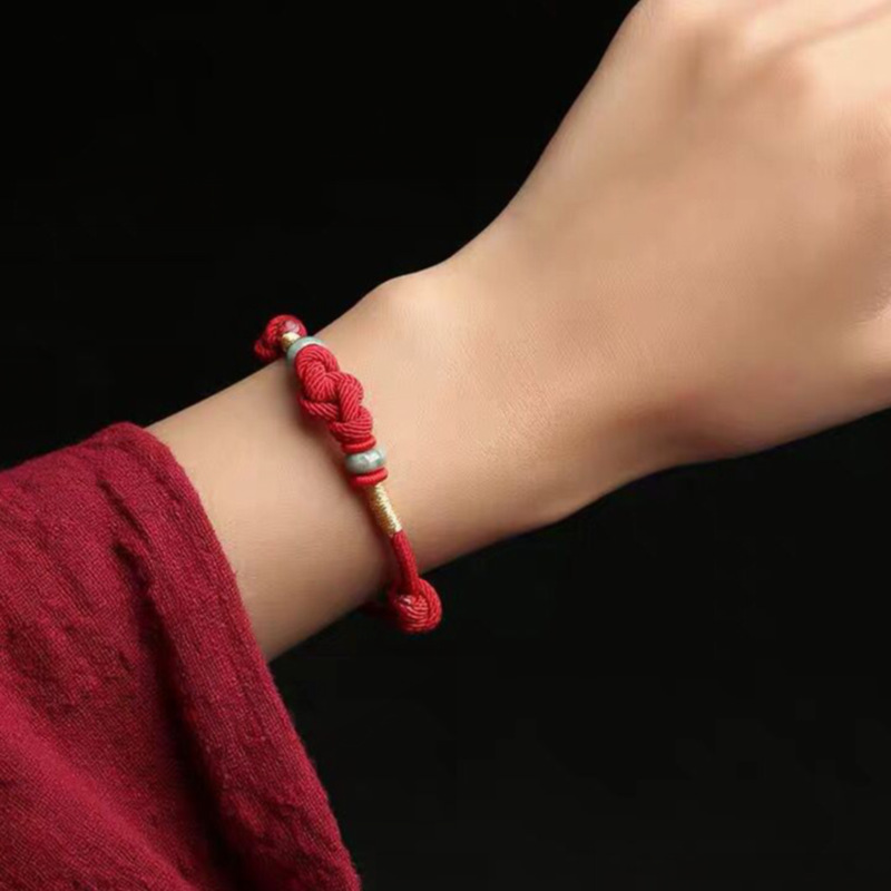 Red Rope Hand-woven Bracelet for Couples, Gift for Men and Women, Zodiac Year, Cow, Dragon, Snake Year, Fashionable Hand Rope Manufacturer Wholesale