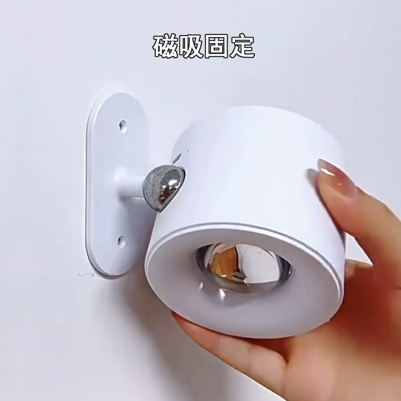 Sconce for bed, lantern, reading, magnetic night light, LED light strip for corridor, remote control