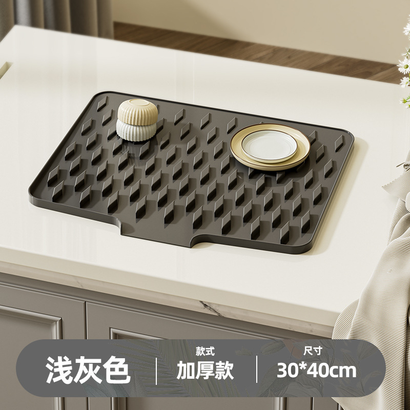 家庭用シリコーン排水断熱フィルターテーブルマットキッチンデスクトップノンスリップシリコンマットティーコースター排水マットメーカー卸売|undefined