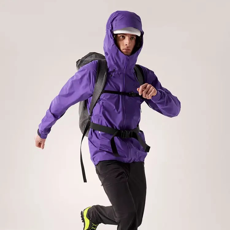 Outdoor Jacket Single-Layer Hard Shell Three-Layer Laminated Windproof and Waterproof Jacket Light Plate Flat Outdoor Mountaineering Jacket