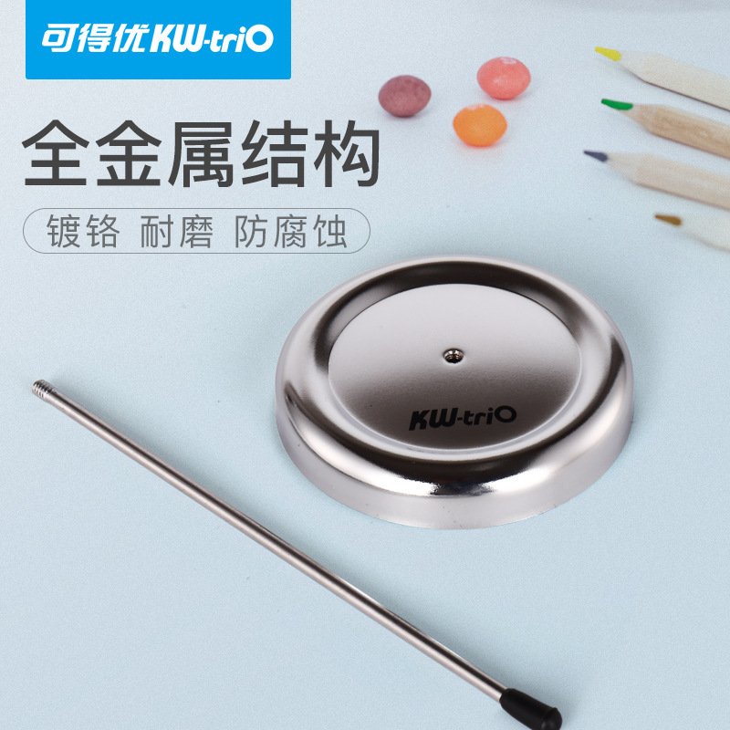 Kedeyu (KW-triO) Tenedor de boletos no es fácil de material de óxido suministros de oficina Tenedor de boletos de protección image 2