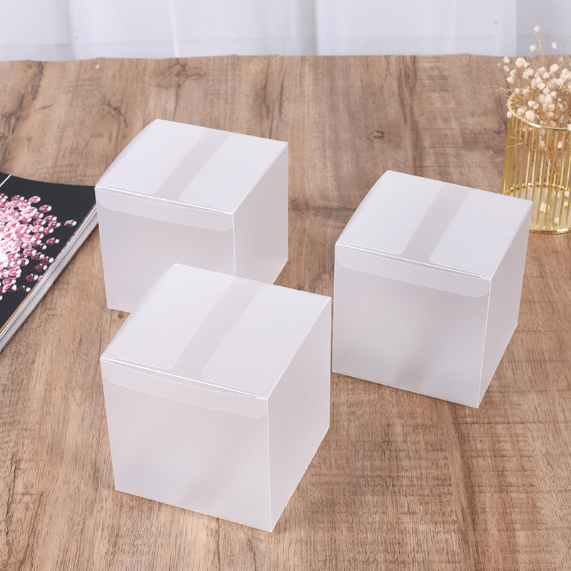 日用品美妆蛋正方形透明包装盒现货 pp磨砂盒pet塑料胶盒折盒