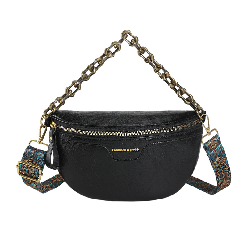 2023 outono e inverno estilo coreano nova moda simples bolsa feminina na moda alça de ombro larga corrente ombro único crossbody saco_voghion.com