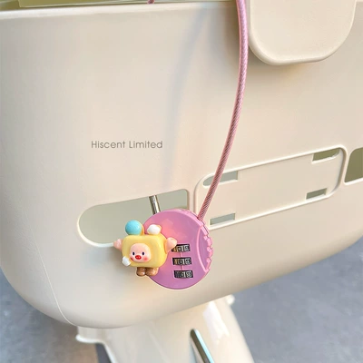 Helmet lock – Lock - tv-villain-code-lock-pink
