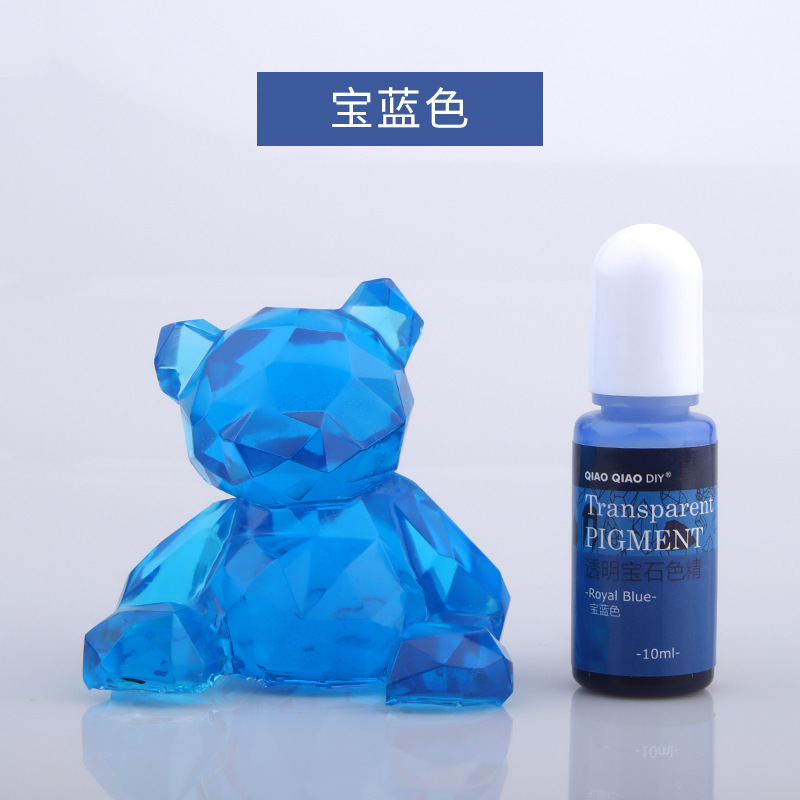 Qiaoqiao 24 colores transparente gema color esencia oleosa UV epoxi cristal epoxi color mezcla pasta fábrica descuento directo