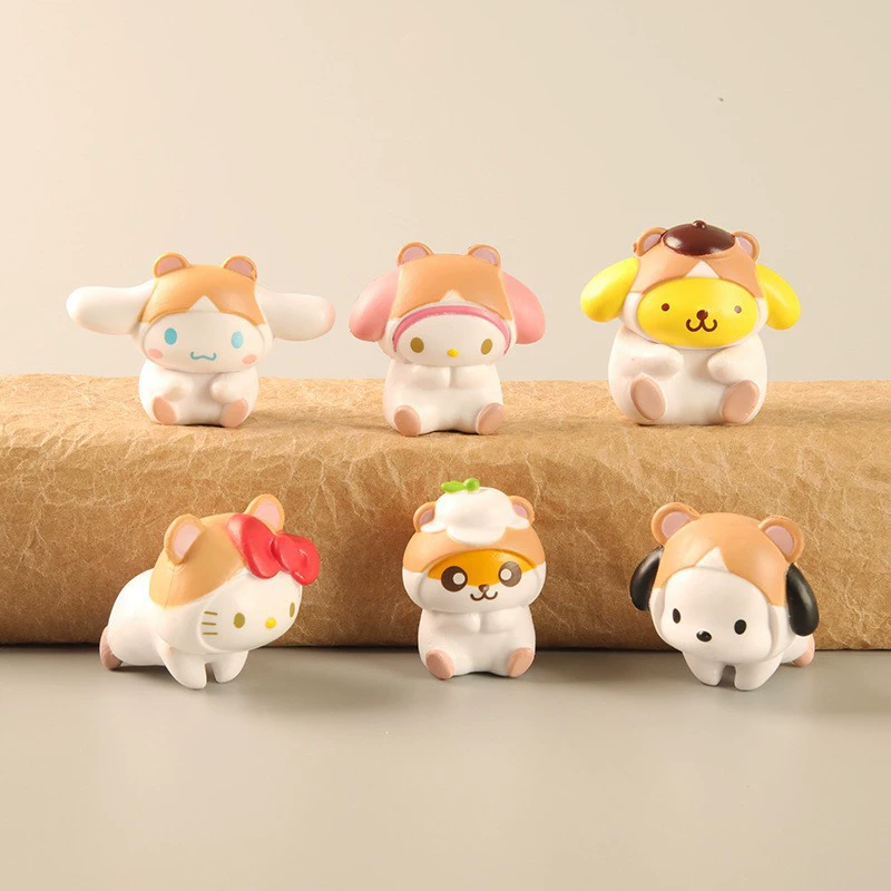 6 животных ручной работы аниме мультфильм Тити Кролик Китти Китти