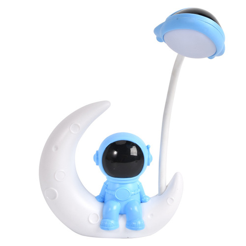 创意火箭宇航员USB护眼台灯折叠阅读充电台灯幼儿园学生礼品批发
