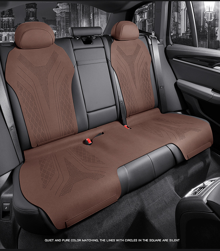 18-23 BMW x3 cushion breathable perforated summer suede seat cover BMW ix3 for four seasons seat cover