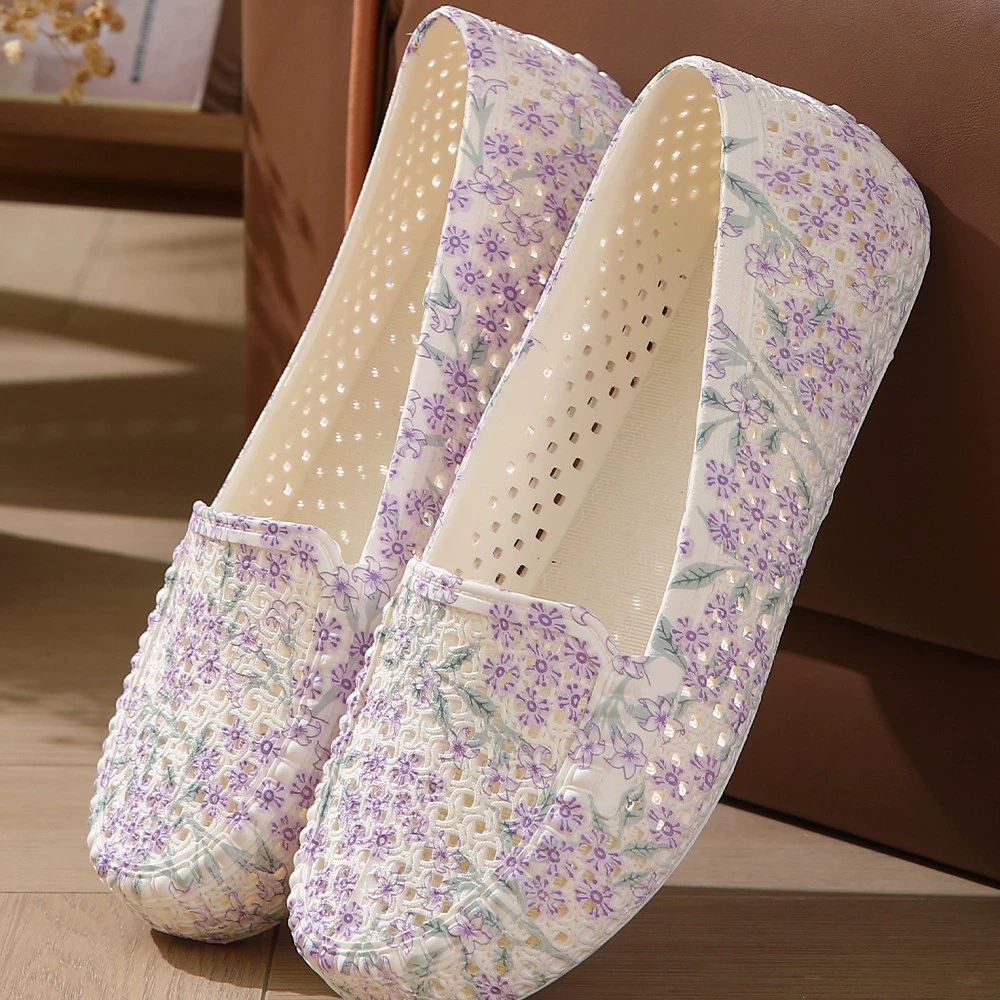 Четыре сезона сандалии женские сандалии медсестры с принтом сандалии