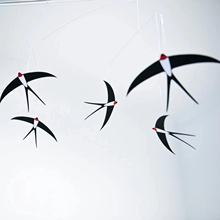 ins北欧装饰空中燕子平衡吊饰手工diy材料包幼儿园环创生日礼物