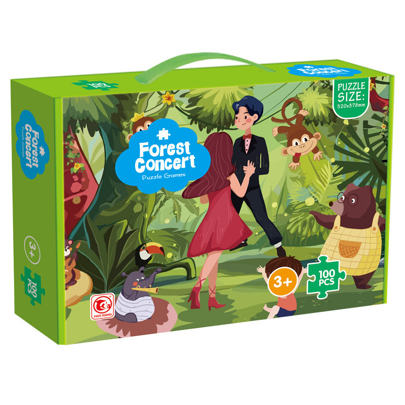 Juguetes infantiles 36 piezas de puzzle en caja de regalo nuevo rompecabezas transfronterizos comercio exterior caliente