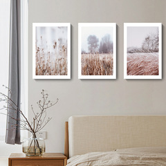 Nordic style living room decor landscape painting grassland restaurant bedroom combined wall art hotel apartment homestay mural