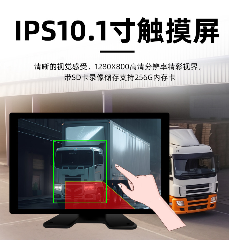 ai truck monitoring system recorder hd night vision 360 panorama bsd blind area warning bus reversing image