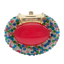 跨境新款鹅蛋镶钻晚宴包立体袋欧美宴会满钻手拿包clutch new金白