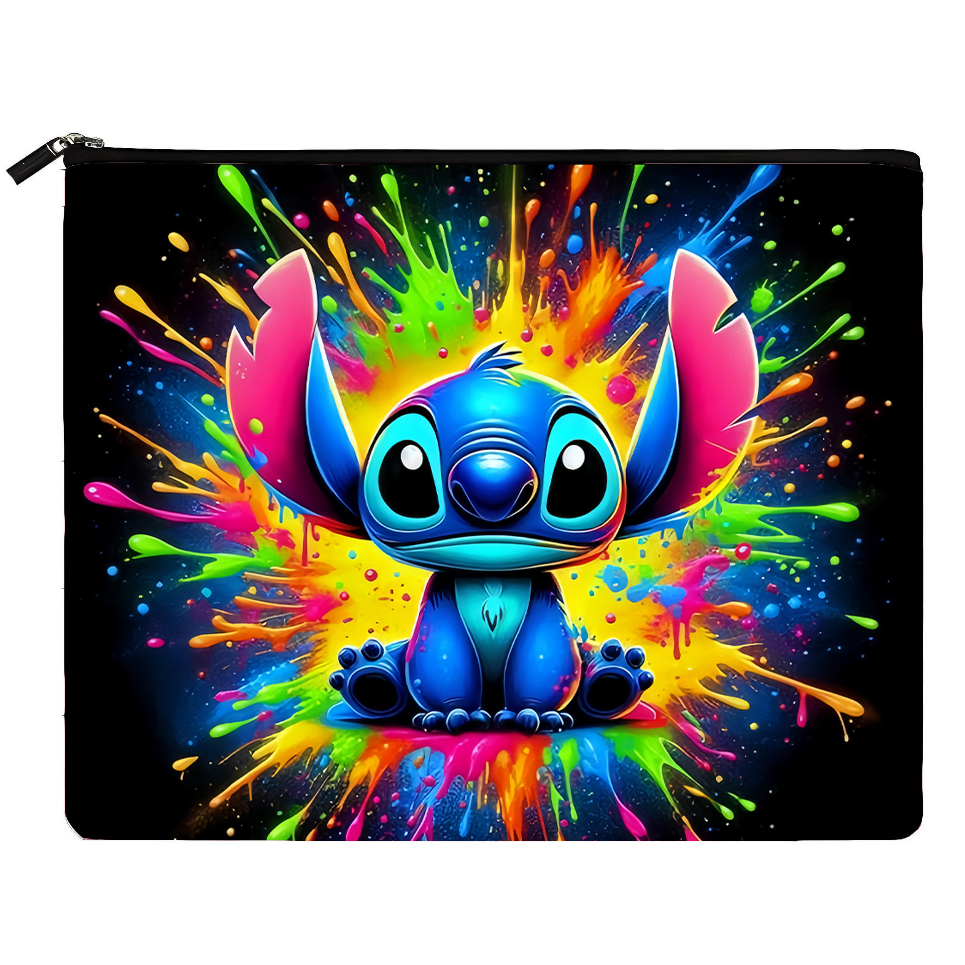 Bolsa de almacenamiento con estampado de dibujos animados de Stitch, éxito de ventas en Amazon, disponible para entrega inmediata, patrón y tamaño personalizables.