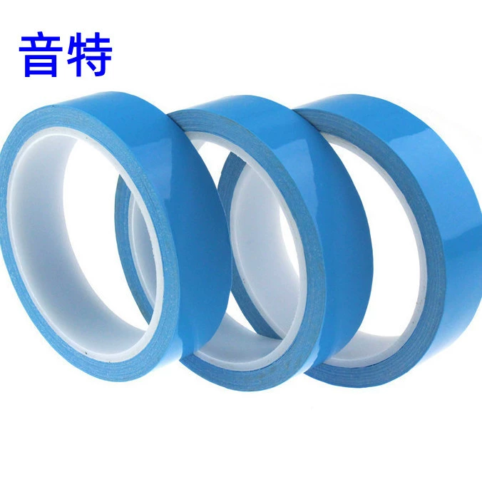 Теплопроводящая двусторонняя клейкая лента охлаждающий клей синий светодиодный световой стержень электронный и электрический теплопроводящий клей 50 м